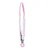 Pinzas para Alimentos de Nylon de 7 Pulgadas Acero Inoxidable Antideslizantes Resistentes a Altas Temperaturas Pinzas de Cocina Transfronterizas en Stock