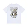 Primavera/Verano 2026 Nuevo Patrón de Flecha de Dragón Ow Cuello Redondo Suéter de Manga Corta Estilo Unisex Venta al por Mayor Dropshipping