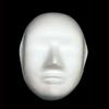 Máscara Facial de Fantasma Papel Pulpa Máscara de Zorro Pintura Hecha a Mano DIY Infantil Media Cara Dibujo Animado Halloween Máscara Facial de Fantasma Grito