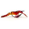 Fábrica de Artículos de Pesca Camarón Suave Camarón Segmentado Gancho con Cabeza de Plomo Camarón Luminoso con Plomada Gancho Curvo Camarón de Múltiples Secciones Señuelo Suave