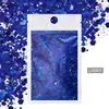 Amazon Polvo Gel Brillantina para Cara Cuerpo Lentejuela Mariposa Estrella de Cinco Puntas Arte de Uñas Lentejuela Resina Manualidades Relleno de Cáñamo Flujo