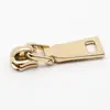 En stock Deslizador de Cremallera Metálica No.5 Deslizador de Aleación Bronce Deslizador para Cremallera de Maleta de Cuero Tirador Extraíble