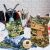 Wx-Camuflagem Verde Militar Azul Camuflagem Tema Sydney Papel 17g Papel de Embrulho à Prova de Umidade Doce Presente Papel de Cópia