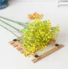 Aliento de Bebé Artificial Decoración de Boda Nupcial Ramo de Tallo Único Flor Artificial Flor Artificial Ins Aliento de Bebé de Tallo Único