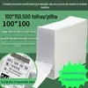 Papel Térmico à Prova de Três Provas 100X150E Papel para Impressão de Formulário de Entrega Expressa Postal Papel para Etiqueta Autoadesiva Adesivo de Embalagem Personalização