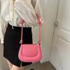 Bolso de mujer, novedad de verano 2023, bolso de hombro de moda para mujer, bolso de axila sencillo, bolso informal estilo occidental, bolso de sillín para mujer.