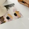 Diseño Francés Anillo de Cristal de Té Negro Natural con Forma Especial para Mujer Joyería de Lujo Accesible de Nicho Anillo Abierto para Dedo Índice Elegante