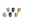 Tapa de Perilla de Potenciómetro Tapa de Perilla de Aleación de Aluminio para Amplificador de Audio Diámetro 13 mm Altura 17 mm Oro Plata Negro