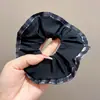 Nuevas scrunchies de lunares y estampado de leopardo, estilo simple, scrunchies retro, cintas para el cabello, accesorios para moños, adornos para el cabello
