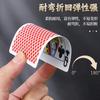 En stock, venta al por mayor, huevo plegable de plástico de doble espesor, resistente al agua, marca de material esmerilado, caracteres grandes, transparente, competitivo, recomendado para póquer