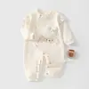 Bodysuit Nuevo para Bebé Otoño 2026 Estilo Primavera y Otoño Ropa para Exteriores Pelele Ropa de Algodón Puro Traje para Gatear Costura Sin Huesos Clase A