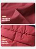 Chaqueta de Algodón Roja Impermeable Engrosada Estilo Europeo para Niños 2026 Nuevo Modelo Abrigo de Algodón de Invierno para Niños Pequeños