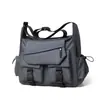 Bolso de Hombro Nuevo, Bolso Cruzado de Película de Cuero, Mochila Grande de Capacidad para Viajes Diarios, Mochila Impermeable para Exteriores y Ciclismo