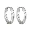 Brincos Mobius Twist da Moda para Mulheres, Aço Titânio de Luxo Leve de Alta Qualidade, Estilo Ins Simples e de Nicho