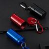 Cinzeiro portátil de aço inoxidável, chaveiro, fivela para montanhismo ao ar livre, cinzeiro portátil, criativo