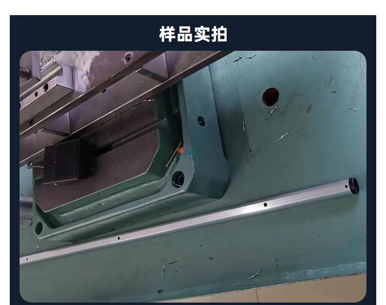 定做管材数控钻孔机 多头半自动打孔机器可调节立式多头钻孔机