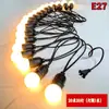 Luces de Cadena LED para Exteriores para Decoración de Jardín, Linternas Brillantes, Luces Decorativas, Cadenas de Luces, Adornos Colgantes