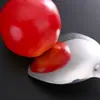 Juego de Cuchara y Espátula de Acero Inoxidable 3cm No Magnético Espátula de Cocina para el Hogar Mango Largo Cuchara para Sopa Espátula para Sopa Utensilios de Cocina para Cocinar