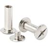 Tornillos de Bloqueo de Cabeza Phillips de Acero Inoxidable 304, Remaches Macho y Hembra para Cinturones y Bolsas, Venta al por Mayor 3 mm/5 mm