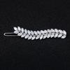 Accesorios para el cabello estilo coreano para niña, pinza lateral de metal para flequillo, pinza para la parte posterior de la cabeza, elegante horquilla con diamantes de imitación y pinza de circonita