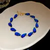Pulsera Geométrica de Gota de Agua con Circonita Ultra Brillante Dopamine, Pulsera de Lujo Ligero de Gama Alta, Moda, Elegante, Versátil y Joyería de Mano Personalizada