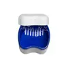 Caja para Dentadura Dental, Caja para Retenedor, Caja para Brackets, Caja de Almacenamiento de Dientes con Malla Tipo Dividido, Caja para Dentadura Completa