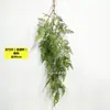 Plantas Verdes Penduradas na Parede Planta-Aranha Flores Artificiais Plantas Verdes Pendentes Samambaias Tubos de Parede Decoração de Teto Folhas de Samambaia Cipós