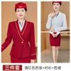 Uniforme de Azafata Traje profesional Hombres y Mujeres China Southern Airlines Tripulación de Ferrocarril de Alta Velocidad Uniforme Recepción de Hotel Salón de Belleza Monos Mujeres