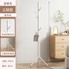 Perchero de Madera Maciza de Pie para Abrigos, Perchero de Madera de Haya Simple Vertical para Ropa de Dormitorio y Hogar, Portavelas Interior