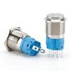 16C-E11Pz Chave de Botão Metálica de Alta Pressão e Cabeça Plana Rearme Automático Travamento Automático Interruptor de Partida Metálico de 16mm