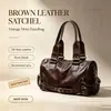 Bolso de mano retro transfronterizo para mujer, nuevo bolso de hombro cruzado de moda simple para commuting de otoño 2026, nicho