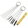 Pote de Limpeza para Aerógrafo Transfronteiriço, Modelo Porta-Caneta, Coloração, Escova de Limpeza, Conjunto de Ferramentas de Reparo, Lavador de Caneta para Coleta de Líquido Residual