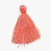 Hilo de algodón para coser de 3 cm, mini borla hecha a mano para colgar, pendientes, collares, pulseras, accesorios para el cabello, venta al por mayor