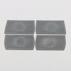 Aplicable a Xiaopeng 23 G6 de cuatro puertas cubierta de bocina A acero inoxidable con lentejuelas panel de caja de sonido de puerta de coche pegatina accesorios