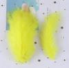 Un gran número de atrapasueños de bola de plumas de pavo color Macaroon, gato DIY de plumas de cola puntiaguda