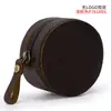 Bolsa de moedas de couro de vaca com logotipo personalizado do fabricante, bolsa de batom feminina, bolsa retrô de couro Crazy Horse, caixa de moedas para armazenamento de joias