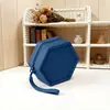 Bolsa de Almacenamiento Popular de Goma Transfronteriza, Color Sólido, Bolsa Pequeña Cuadrada Simple para Maquillaje, Directo del Fabricante, Se Puede Imprimir Logo a Color