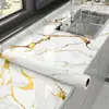 Adesivos à Prova de Óleo para Cozinha, Adesivos de Parede Resistentes ao Fogo e a Altas Temperaturas, Reforma de Azulejos de Bancada de Fogão, Película de Mármore Espessada para Armários