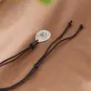 Colar com Pingente Colorido Taiji Bagua Sólido Estilo Étnico Retro para Homens e Mulheres Pingente Taiji de Gotas d'Água