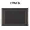 Teslin Estilo Europeu Moderno Minimalista Diagonal Estilo Ocidental Jogo Americano Pvc Tramado Moldura Única/Dupla Toalha de Mesa Tapete para Mesa de Jantar Jogo Americano Atacado