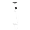 Cabezal de Ducha de Lluvia Normcore Multifuncional Supercargado Pantalla Digital de Temperatura Constante Grifo Doméstico Totalmente de Cobre Cabezal de Ducha Supercargado Frío y Caliente para Baño