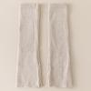 Calcetines Maillard Apilados Otoño e Invierno para Mujer, Calcetines Blancos Espesos Y2K para Pantorrilla, Protectores de Pierna de Punto Suaves, Amigables con la Piel y Cálidos