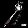 Espátula para Wok de Aço Inoxidável Espátula para Fritura Espessa para Cozinha Doméstica Concha para Sopa Utensílios de Cozinha Conjunto de Espátulas para Fritura Cabo Estendido Espátula para Wok de Ferro