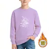 Sudadera Casual de Marca Popular y de Moda para Niños, Estilo Americano Elegante con Estampado de Letras, Manga Larga, Cuello Redondo, Chaqueta de Primavera Transfronteriza