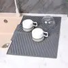 Tapete de Silicone para Ralo de Pia de Cozinha Guia de Água Abertura Pad de Secagem Resistente ao Calor Filtro de Água Place Mat Atacado