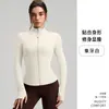 Nuevo Saco Deportivo para Mujer Adelgazante Top de Yoga Mangas Largas con Agujero para el Pulgar Cuello Alto Ropa de Yoga de Gama Alta