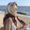 Bufanda de seda sintética para mujer, pañuelo cuadrado grande, pañuelo de gasa, chal de verano de alta gama para habitaciones con aire acondicionado, bufanda cuadrada cálida 90x90