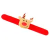 Decoraciones Navideñas Pequeños Regalos para Niños Aros de Presión de Peluche Accesorios Pequeños Guardería Navidad Pulseras Creativas