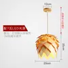 Lámpara de araña estilo japonés Lámpara creativa personalizada para comedor Piña Nórdica Simple Lámpara de madera Tatami Dormitorio Estudio Lámpara de madera
