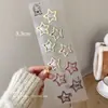 Pinza para el pelo de lunares y estrellas estilo coreano para niñas, Pinza para el pelo infantil, Pinza para el pelo de bebé con aspecto de alta gama, No daña el cabello, Pinza para flequillo, Accesorio para el cabello